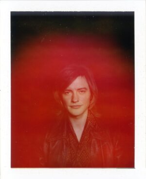 Josh Whitehouse Instagram - Back when we were on set for Daisy Jones and The Six they had every one go and visit an “Aura Photobooth” - we had to put our hands on sensors while the picture was taken and it was supposed to be able to read our Aura’s, how cool! Here is Eddie’s ! #daisyjonesandthesix out March 3rd