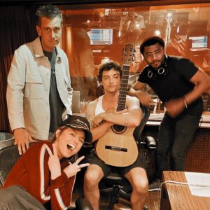Josh Whitehouse Instagram - Been hanging with some absolute mega talents over at @sunsetsoundrecorders recently which has been a nice little touch of golden. Such a warm vibe over there. Good people! And incredible history! 🔥 #sunsetsound 🎶 More to come ✨ (📸 @recordreadysound)