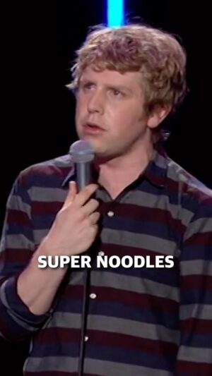 Josh Widdicombe Instagram - This is me 11 years ago, I was more sweaty and squeaky then. And I ate more supernoodles