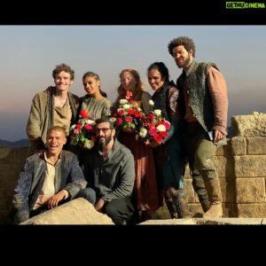 Josha Stradowski Instagram - Blood, sweat, tears and a whole lotta love! People behind and in front of the camera - I look back at you with nostalgia ❤‍🔥
But we also look ahead.. we're getting closer to finishing off shooting S3. 
@thewheeloftime

X
🐲