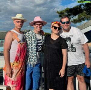 Joshua Grannell Instagram - It’s a Trannyshack reunion in Cherry Grove on Fire Island!!!! Such incredible memories with these friends that go waaaaaayyy back to 1996. 
L to R: Portia 666, Impala Discobar, Ana Matronic, Peaches Christ 

#sfdrag #90sdrag #trannyshack #tshack #thestud #portia666 #impaladiscobar #anamatronic #peacheschrist