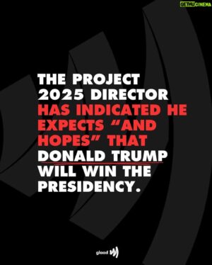 Joshua Grannell Instagram - This is real and it’s terrifying. VOTE

Repost from @glaad
•
Extremists have a plan if their allies return to the Oval Office on January 20, 2025. Project 2025 is a presidential transition plan spearheaded and organized by the far-right the Heritage Foundation, and with 100 coalition partner organizations, many of which are well-known for pushing anti-LGBTQ policy, legal efforts, and harmful rhetoric, accompanied by Christian nationalism. Here’s everything you need to know about their plan. #VoteWithPride