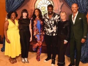 Joshua Henry Instagram - Thank you @abcnetwork for hosting this amazing Beauty and the Beast FYC Emmy event. Loved getting to see my cast mates and getting lost in the @disney magic again 🏰 #beautyandthebeast