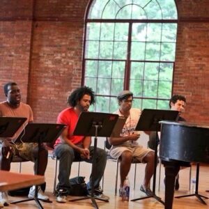 Joshua Henry Instagram - This is a gentle reminder to strive high and keep your dreams alive. 💫 ❤️ 
When I did the one of the first workshops for @hamiltonmusical, which was a wonderful experience, I did not get asked to move forward with it. It hurt. It wasn’t until 3 years later that I got the call! Sometimes dreams come true when you least expect them, but when you are most ready. Even through all the ups and downs…stay hopeful.✌🏿
