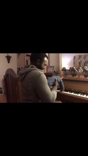 Joshua Henry Instagram - My first born son Samson is much older than this now but I’m just sharing because I love him so much.  Been sharing music with him since his angel mother @cathenry101 gave birth to him. He’s such an incredible human. Brought out more love in me than I knew I had❤️
-
-
-
-
- #fatherhood #fathersandsons #familymusic #priceless #familymoments