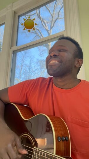 Joshua Henry Instagram - Happy Spring ya’ll ☀️ 🌱 
-
-
-
-
-
#feelgoodmusic #thebeatles #herecomesthesun☀️ #acousticcover