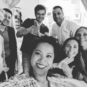 Joshua Jackson Instagram - Of the many joys of this journey. One of the greatest has been sharing it with the fam. Wes and Jaq... can’t thank you enough for coming. And Nat...we’ve come a long way from the creek!

5 to go. Lou Reed supplying the hype music today. 
It was truly a perfect day. 
#startlistening 
J