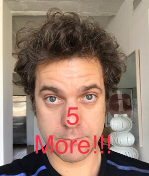 Joshua Jackson Instagram - I think it may be time for a trim @dedeayite what do you think?

We’ve got 5 more chances to share this story and there are still some seats available for the weekend. If you have a chance please come join us and celebrate the ending of this amazing journey. 
The link for tickets is up above. 
Thanks,

J