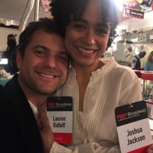Joshua Jackson Instagram - Thank you #tedxbroadway for letting us tell our story. @laurenridloff you were a rockstar as usual. Look forward to having the chance to tell everyone else starting April 11!
#childrenofalessergod #startlistening