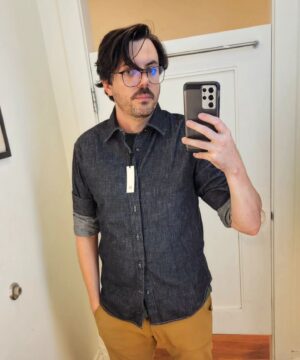 Joshua Ovenshire Instagram - HELP! Need advice from fellow nerds who don't like to dress like stuffy adults, but still want to look nice.

Where the heck am I suppose to buy clothes from? I'm not 26 anymore. H&M use to be a go to, but just doesn't work for me any more. Other stores just make me feel like a boring adult. Where can I buy clothes that make me feel like a professional adult who's still a kid at heart?