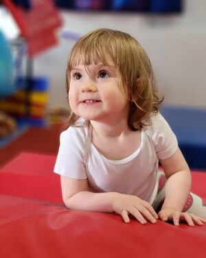 Joshua Ovenshire Instagram - Gwen had her first gymnastics class. She absolutely loved it. Just wanted to share this little cutie