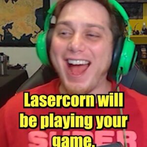 Joshua Ovenshire Instagram - The sure fire way to get Lasercorn to play your game.

Check out our YouTube video from today to see which googly eyed mess we're talking about!