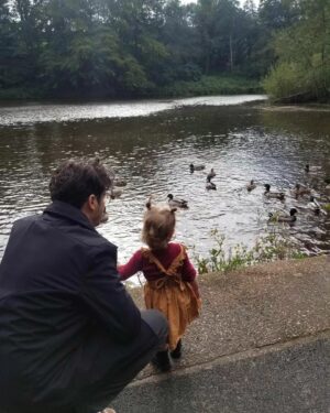 Joshua Ovenshire Instagram - Just hanging at a duck pond rocking Mt #DnD socks