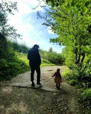 Joshua Ovenshire Instagram - Been able to take my baby to England for adventures and new memories. Just to be able to see her grow and learn is so amazing