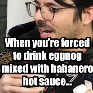 Joshua Ovenshire Instagram - Would it really be the holidays without us drinking gross stuff mixed with eggnog? 🤣

Full video out now on the OGSoG YouTube! This one is definitely a little unhinged.