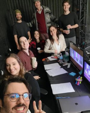 Joshua Ovenshire Instagram - Got the crew together on set for a full production week! Gonna be a fun one working on a new @thepetcollective show coming this year.