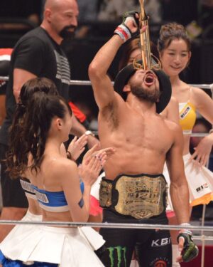 Juan Archuleta Instagram - 乾杯 …. Thank you Japan 🇯🇵 cheers 🍻 to many more. See you soon. I’m honored to be @rizin_pr champion! Thank you @tikighosn @therealscottcoker and @bellatormma for believing in me! Until next time 🙏 Ossssss
