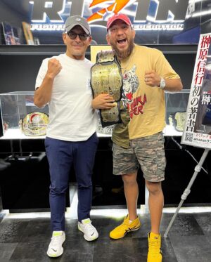 Juan Archuleta Instagram - Great talking to @rizin_pr #shogun @nobu_sakakibara thank you for meeting me and giving me a history lesson. Looking forward to future fights. 🙏🇺🇸🇪🇸 honored to be Rizin Champion 🙌🙌🙌 we all know who’s next 💪🏽💪🏽💪🏽