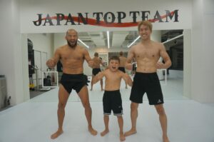 Juan Archuleta Instagram - Got to move around today with @kai_asakura_ @japan.top.team after doing some exosomes from @bmc_roppongi to keep the healing expedited. So upset that i didn’t get to showcase my training camp. But I’m thankful for new friends in Kai and look forward to bringing more Martial Arts to Japan! 🇯🇵 who should I ask to fight for @rizin_pr next??? Me personally I would like rematch!