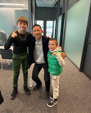 Juan Archuleta Instagram - Kids got to meet some cool guys here today in @japan @satoyu_ohioboss @kyoji1012 thanks for hanging with the kiddos 🙌🙌🙌thank you for the great day @rizin_pr I will do my best to stay champion 🦾🦾🦾
