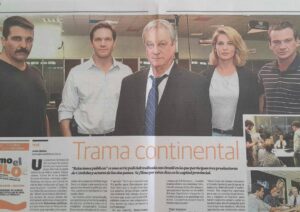 Juan Gil Navarro Instagram - Inicio de grabación de "Relaciones Públicas" , miniserie policial en coproducción con Brasil. Lujo de compañeros con #JorgeMarrale @bertolinimariano @liz_solari @guillepfening y #PabloTolosa. Gracias @storylabarg @pao_suarezprod @pluralfilmes @jaqueproductora @marciaparaiso