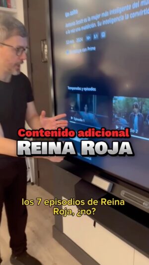 Juan Gómez-Jurado Instagram - ¿Os habéis quedado con ganas de más #ReinaRoja? Pues en contenido adicional tenéis siete capítulos de Making Of para que disfrutéis todavía más de la serie. PD: No es una tele, es una pizarra digital!