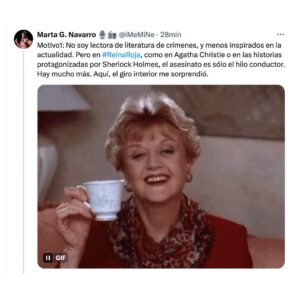 Juan Gómez-Jurado Instagram - Haced caso a Marta 🥰 (desliza para ver el carrusel) #ReinaRoja