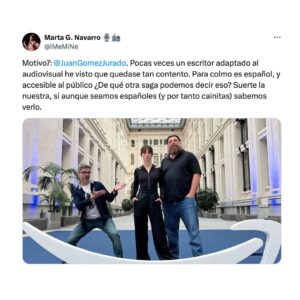 Juan Gómez-Jurado Instagram - Haced caso a Marta 🥰 (desliza para ver el carrusel) #ReinaRoja