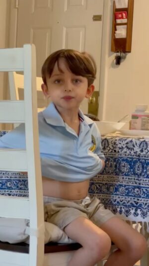 Juan Pablo Gamboa Instagram - …Anyone?…Anyone??… Bueller? #bueller #reels #mateo #kidssaythedarndestthings
