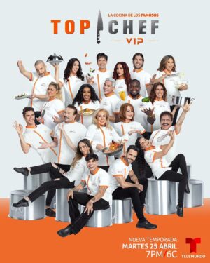 Juan Pablo Gil Instagram - ¡Queridos amigos!!! no veía la hora de contarles! Me podrán ver en la nueva temporada de #TopChefVIP2 para cocinar mis mejores platillos. ¿Creen que llegue lejos en este nuevo reto? 👨🏻‍🍳🍽🔥 Los espero a partir del martes 25 de abril a las 7PM/6C por Telemundo. Para más detalles sigue @telemundorealities