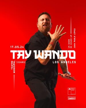 Juan Pablo López Instagram - LOS ÁNGELES! TEATRO MUNICIPAL 🫶🏻
- Viernes 17 Mayo
- 20:00 horas
- 🎟 ticket en www.lacomedia.cl
-
#losangeleschile #comedia #humor #standup #standupcomedy