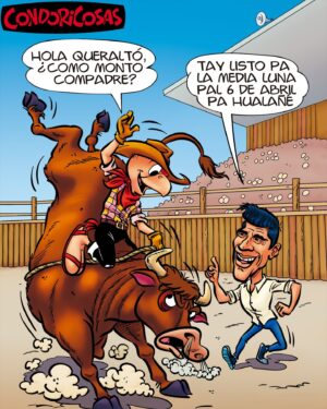 Juan Pablo Queraltó Instagram - Me siento un afortunado!! El personaje mas iconico de nuestro país y el más famoso @condoritooficial me hizo parte de su revista y de esta gran caricatura!! Un sueño!!! Estar al lado de Condorito!!!
Además que privilegio poder ser el animador de la Gira que hará a lo largo de Chile
Nos vemos el proximo sábado 6 de abril en Hualañé…
@fiestaspachanguera
