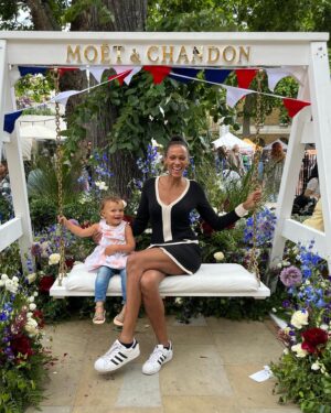 Judi Shekoni Instagram - Happy Queens Jubilee! Great hanging out! @concordemedialondon 💕
