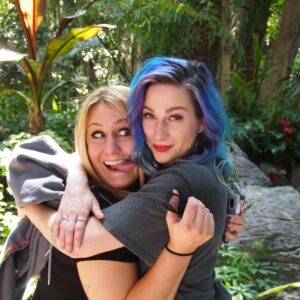 Jules Medcraft Instagram - Happy bday week @mandainthemountain!! From road tripz to sundae splitz I have so many fun memories with you 💜 including getting kicked out of Vegas 👯🤣 I LUH YOU #tonguelicksbutmakeitfashion