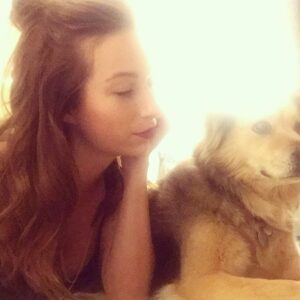 Jules Medcraft Instagram - My heart is so sad 💔 we had to say goodbye to our little April yesterday. Lots of tears and kisses. She will always hold a special place in my heart. Miss you, silly girl ❤️