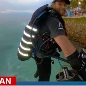 Julia Chatterley Instagram - Meet the real life Iron Man - @richardmbrowning Founder & Chief Test Pilot for @takeongravity
 
He designed a jet suit that could revolutionize military, emergency services and maybe even the work commute?!

#jetsuit #flying #GravityIndustries #richardbrowning #future #revolutionary #tech #defyinggravity #guinnessworldrecord