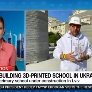 Julia Chatterley Instagram - Taking 3D printing to a whole new level!

Jean-Christophe Bonis @thefrenchfuturist Founder of @team4ua joins me from a construction site in Ukraine, where his team is building a primary school in Lviv using the latest 3D printing technology.