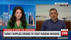 Julia Chatterley Instagram - Drone defense — 

Turkey’s @baykartech is providing Ukrainian troops with fully autonomous weaponized drones.

Their CEO @haluk_bayraktar joins me to discuss the tech & precision behind their Bayraktar TB2 unmanned aerial vehicles. And their recent drone donations! 

He calls it a “valuable asset for any military."

#BayraktarTB2 #drone #Ukraine #ukrainian #droneoftheday