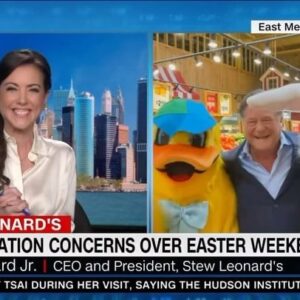 Julia Chatterley Instagram - Easter Egg-Stravaganza! 

I’m joined by the CEO & President of grocery chain @stewleonards (and a 🐰 🐥!) to discuss inflation, how to shop for bargains, post pandemic changes in the grocery aisle, and what’s cooking this Easter. 

Plus, how Stew Leonard Jr and his wife are turning tragedy into triumph by teaching kids how to swim. 💙