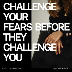 Julia Dujmovits Instagram - The first step to challenging your fears is to become aware of them. Somehow, this step is so easy to overlook because life is just “good”. Not happy with good? How about a goal outside of your comfort zone? 

#excellencecoaching #goodisnotgoodenough #dreams #challenge #fears #iamyourcoach #greatness