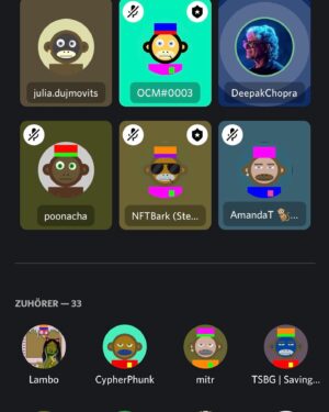 Julia Dujmovits Instagram - In days like today in which the world is in pain and anger. Unity is strength… When there is teamwork and collaboration wonderful things can be achieved. 

I am relieved that amazing communities are being build night and day to create a better future for humanity. 

Thank you @onchainmonkey - a group of crypto veterans building a better future with Web3 - for inviting me on stage to share my experience together with @deepakchopra, specialist in spirituality and alternative medicine advocate. 

Love has the power to unite us. 

@remind.breathing @actaiglobal #techforgood