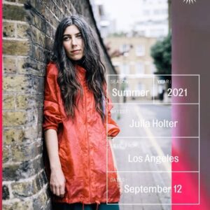 Julia Holter Instagram - this evening around 4:45pm PST a field recording and 6pm PST a show of sounds and songs for @odaislive members featuring @salternimprint mixing everything via binaural mic on his head moving around the space—maybe there will be fragments of some vocal music I’ve been working on and an ocean and hello stranger seagulls in the living room, the usual, etc
.
photo: Michael Clement