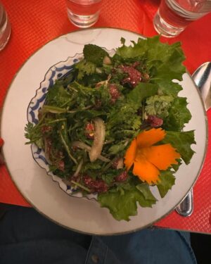 Julia Molkhou Instagram - Derrière cette vitrine se cache l’un des meilleurs thai de Paris. Rue Rodier dans le 9eme, Thai House est déjà bien connu des habitants du quartiers et des amateurs de cuisine. Des plats raffinés, d’une fraicheur à toute épreuve. Leur salade de boeuf cru est une merveille, le poisson au gingembre sur plaque chauffante et les nems sont à tomber. Allez-y! Sans chichi, juste avec votre bon goût!