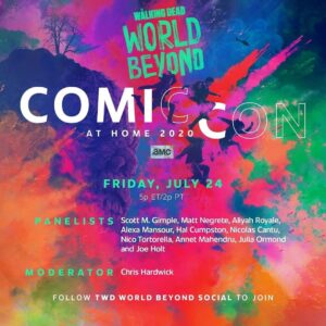 Julia Ormond Instagram - #ComicConAtHome this Friday at 5pm ET/ 2pm PT.  Follow @TWDWorldBeyond socials to join!!!