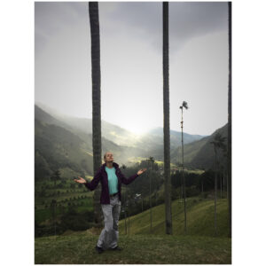 Julia Rosnowska Instagram - (prawie) św. Julia wśród palm  #fashionable #prawdziwaturystka #brakujesandałówzeskrapetami #byłozazimno P.S. Ta tęcza to już było grube przegięcie, co za kicz.