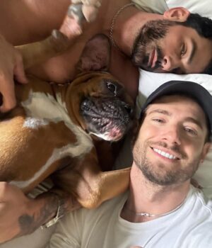 Julian Morris Instagram - Back with babe