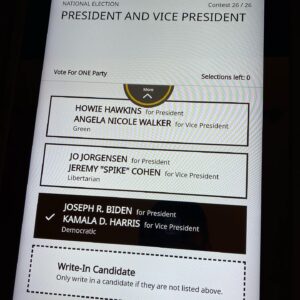 Julian Morris Instagram - That felt soooo good VOTE!