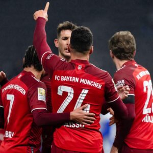 Julian Nagelsmann Instagram - Starke Vorstellung in Berlin!
Viel Spielfreude, viel Wille, viele Abschlüsse. Gut gemacht Männer. 

#MiaSanMia @fcbayern