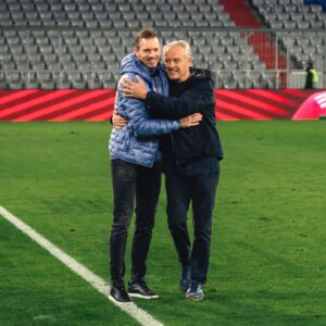 Julian Nagelsmann Instagram - Ein wichtiger Sieg und ein tolles, emotionales Bundesligaspiel gegen eine Freiburger Mannschaft, die uns viel abverlangt hat. Meine Mannschaft hat alles reingeworfen, Kompliment! #MiaSanMia