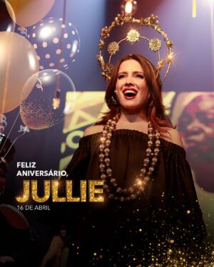 Juliana Vasconcelos Póvoas Instagram - Hoje, 16 de abril, é aniversário de uma das nossas grandes estrelas, Jullie! Atriz, dubladora e cantora, o dia que esse esse talento veio ao mundo é também considerado o DIA MUNDIAL DA VOZ. E que voz! Um timbre inconfundível. Jullie é uma artista reconhecida além do talento profissional, é admirada e querida por sua simpatia e delicadeza por onde quer que passe.   Parabéns, Jullie! Brilhe cada vez!✨